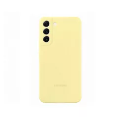   Samsung S906 Galaxy S22 Plus gyári sárga hátlapvédő szilikon tok (EF-PS906TYEGWW)