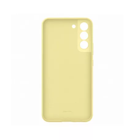 Samsung S906 Galaxy S22 Plus gyári sárga hátlapvédő szilikon tok (EF-PS906TYEGWW)