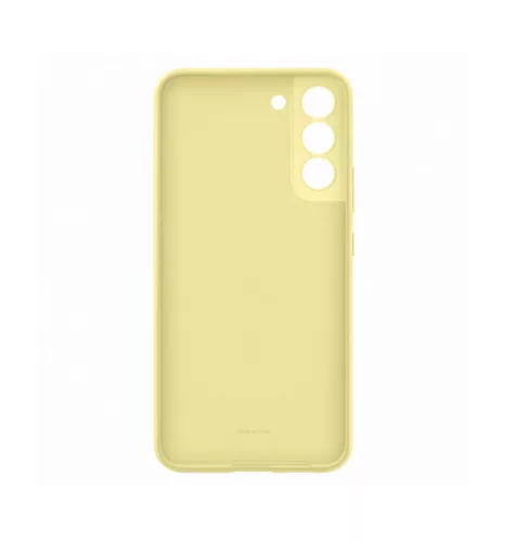 Samsung S906 Galaxy S22 Plus gyári sárga hátlapvédő szilikon tok (EF-PS906TYEGWW)