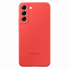   Samsung S906 Galaxy S22 Plus gyári korall hátlapvédő szilikon tok (EF-PS906TPEGWW)