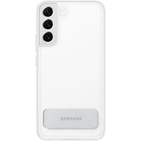 Samsung Clear Standing Cover S906 Galaxy S22 Plus (2022) gyári átlátszó hátlapvédő tok (EF-JS906CTEGWW)