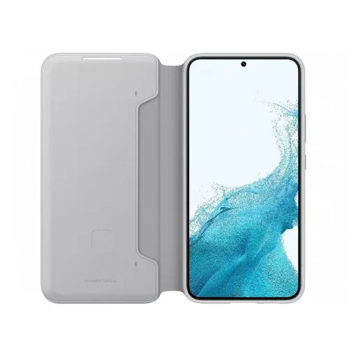 Samsung Smart Led View S906 Galaxy S22 Plus gyári világosszürke könyvtok (EF-NS906PJEGEE)