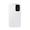 Samsung Smart Clear View S906 Galaxy S22 Plus gyári fehér könyvtok (EF-ZS906CWE)