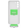 Samsung Silicone Cover S906 Galaxy S22 Plus (2022) gyári fehér hátlapvédő tok szíjjal (EF-GS906TWEGWW)