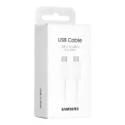 Bliszteres Samsung EP-DX510JWE fehér gyári Type-C - Type-C adatkábel 1.8m 5A