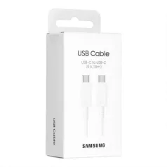   Bliszteres Samsung EP-DX510JWE fehér gyári Type-C - Type-C adatkábel 1.8m 5A