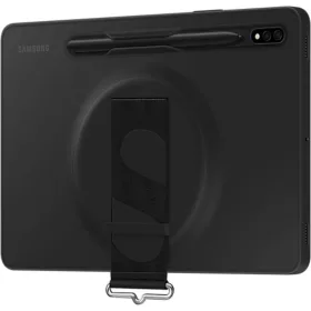   Samsung Strap Cover Galaxy Tab S7 / Tab S8 gyári fekete tablet tok szíjjal (EF-GX700CBEGWW)
