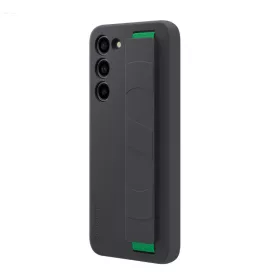  Samsung Silicone Grip Case S916 Galaxy S23 Plus gyári fekete hátlapvédő tok (EF-GS916TBEGWW)