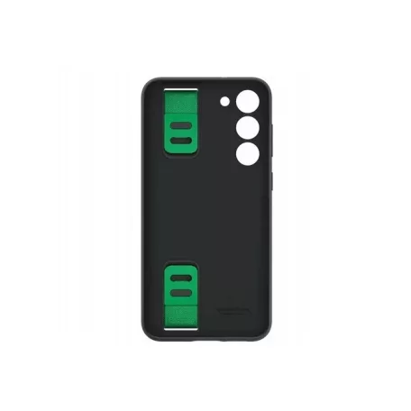 Samsung Silicone Grip Case S916 Galaxy S23 Plus gyári fekete hátlapvédő tok (EF-GS916TBEGWW)