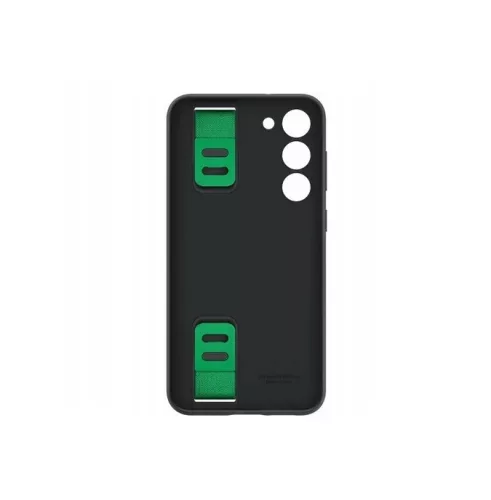Samsung Silicone Grip Case S916 Galaxy S23 Plus gyári fekete hátlapvédő tok (EF-GS916TBEGWW)