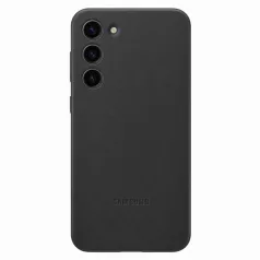   Samsung Leather Case S916 Galaxy S23 Plus (2023) gyári fekete hátlapvédő bőr tok (VS916LBEGWW)