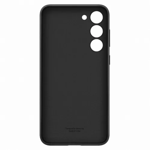 Samsung Leather Case S916 Galaxy S23 Plus (2023) gyári fekete hátlapvédő bőr tok (VS916LBEGWW)