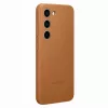 Samsung Leather Case S916 Galaxy S23 Plus (2023) gyári barna hátlapvédő bőr tok (EF-VS916LAEGWW)