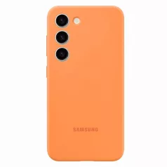   Samsung S916 Galaxy S23 Plus gyári narancssárga hátlapvédő szilikon tok (EF-PS916TOEGWW)