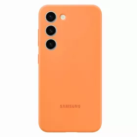   Samsung S916 Galaxy S23 Plus gyári narancssárga hátlapvédő szilikon tok (EF-PS916TOEGWW)