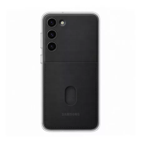 Samsung Frame Cover S916 Galaxy S23 Plus (2023) gyári fekete hátlapvédő tok (EF-MS916CBEGWW)