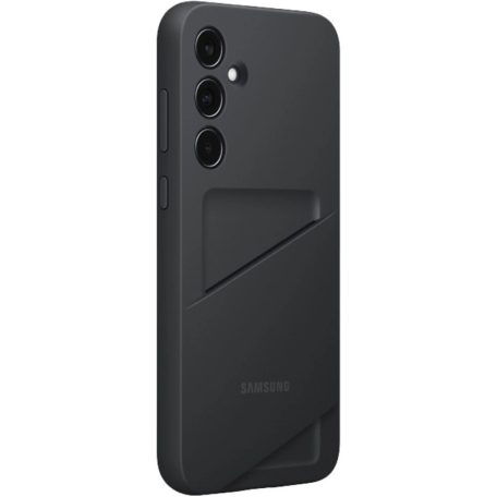 Samsung Card Slot Galaxy A14 4G / 5G gyári fekete kártyatartós hátlapvédő tok (EF-OA146TBEGWW)