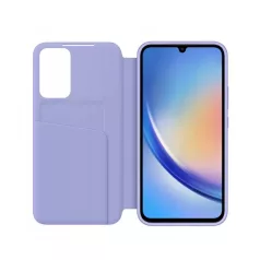   Samsung Smart View Wallet A346 Galaxy A34 5G gyári lila könyvtok (EF-ZA346CVEGWW)