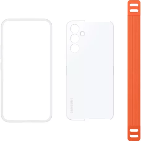 Samsung Haze Grip Case A546 Galaxy A54 5G gyári fehér hátlapvédő tok (EF-XA546CWEGWW)