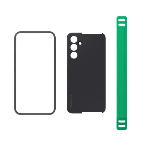 Samsung Haze Grip Case A546 Galaxy A54 5G gyári fekete hátlapvédő tok (EF-XA546CBEGWW)