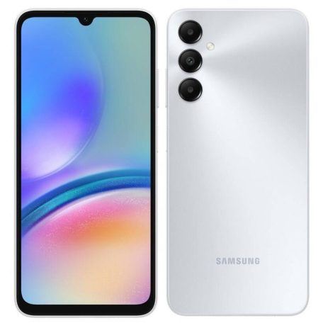 Samsung A057 Galaxy A05s (2023) 4/64GB Dual SIM kártyafüggetlen érintős mobiltelefon, ezüst