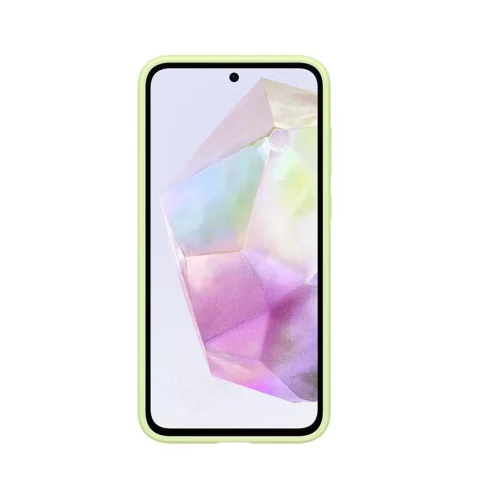 Samsung Card Slot A155 / A156 Galaxy A15 4G / 5G gyári lime kártyatartós hátlapvédő tok (EF-OA156TMEGWW)