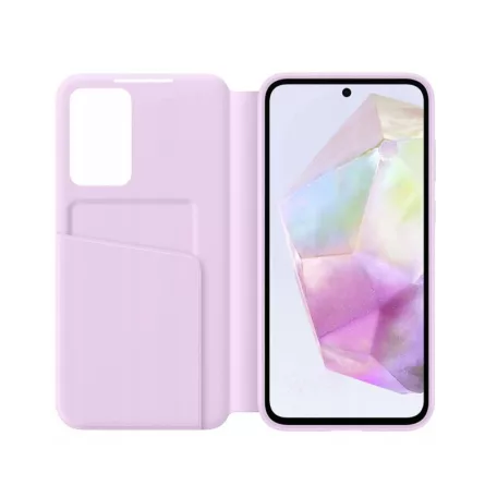 Samsung Smart View Wallet A356 Galaxy A35 5G gyári levendula könyvtok (EF-ZA356CVEGWW)