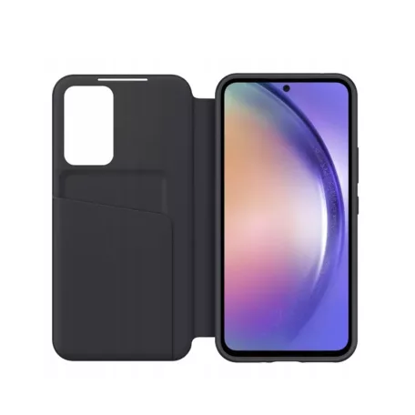 Samsung Smart View Wallet A356 Galaxy A35 5G gyári fekete könyvtok (EF-ZA356CBEGWW)