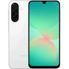   Samsung A226B Galaxy A26 5G 6/128GB Dual SIM kártyafüggetlen érintős mobiltelefon, fehér, 6.7 inch