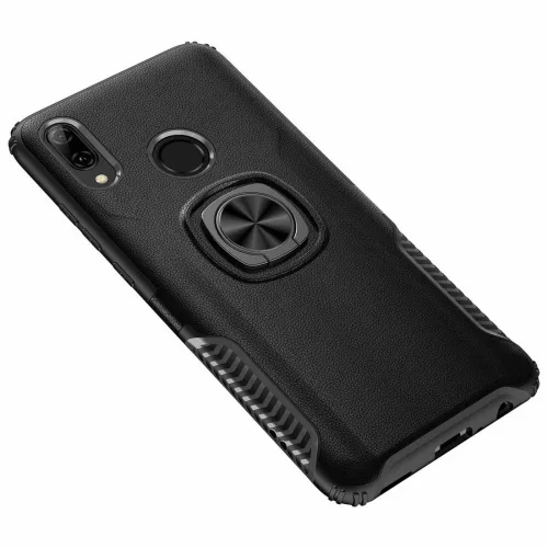 Armor Ring Samsung G985 Galaxy S20 Plus (6.7) ütésálló szilikon tok fekete