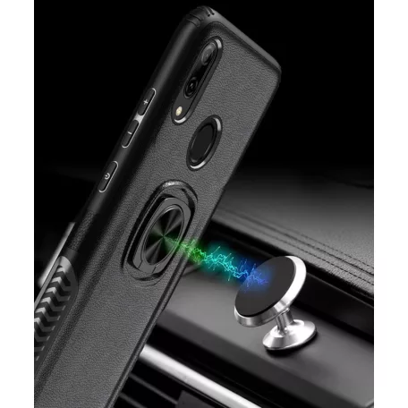 Armor Ring Samsung G985 Galaxy S20 Plus (6.7) ütésálló szilikon tok fekete