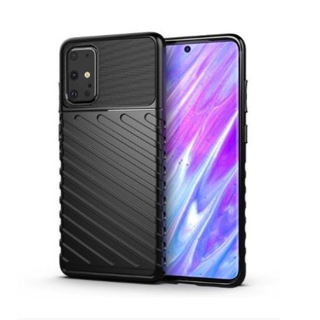 Thunder Xiaomi Redmi Note 9S / 9 Pro ütésálló szilikon tok fekete