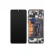Huawei P30 Lite fekete gyári LCD kijelző érintővel és kerettel HB356687ECW gyári akkumulátorral