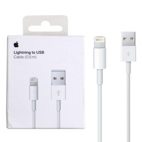 BLISZTERES Apple USB - Lightning (8Pin) gyári adatkábel 0.5m (ME291ZM/A) A1511