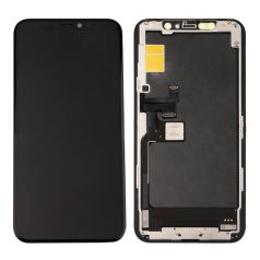   Apple iPhone 11 Pro (5.8) 2019 fekete Oled (removable IC) LCD kijelző érintővel