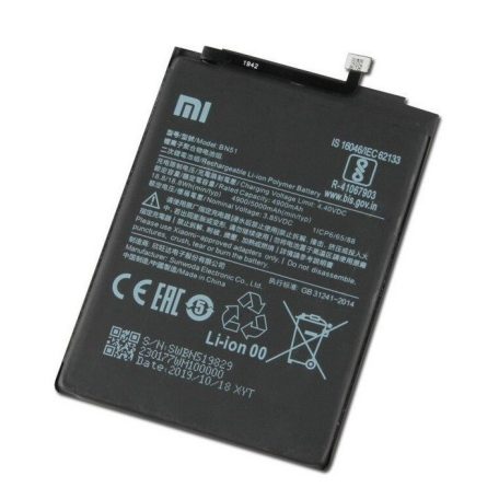 Xiaomi BN51 gyári akkumulátor Li-Ion Polymer 4900mAh (Redmi 8 / 8A)