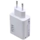 Xiaomi MDY-15-EK gyári hálózati fehér gyors (Turbo) töltőfej 6.1A 90W