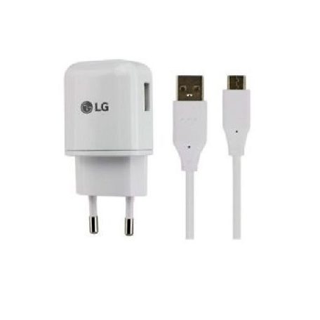LG gyári hálózati fehér gyors töltőfej 1,8A (MCS-H05) USB-C adatkábellel 9W