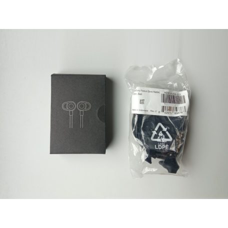 Dobozos BlackBerry HDW-49299-001 fekete 3,5mm jack prémium sztereo headset