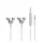 Disney sztereo headset -  3D Mickey 3,5mm jack ezüst