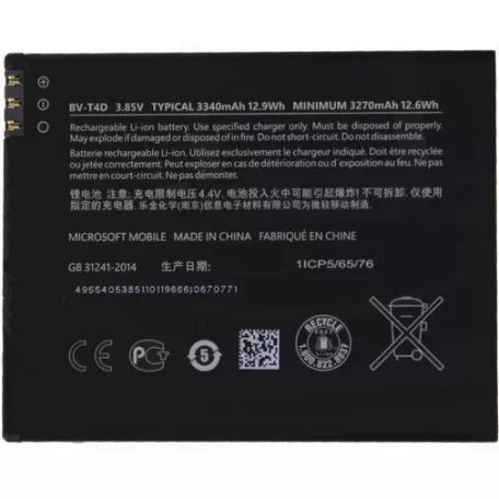 Microsoft BV-T4D gyári akkumulátor Li-Ion 3340mAh (Lumia 950 XL)