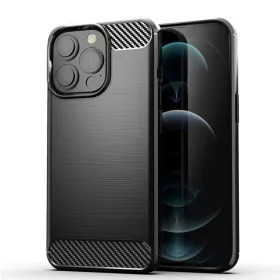   Samsung A920 Galaxy A9 (2018) Carbon vékony szilikon tok fekete