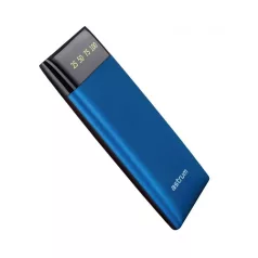   Astrum PB540 kék Power Bank 6000MAH LED kijelzővel, 2A input, 2,1A/1A output, Li-Polymer akkucellákkal új verzió 10W