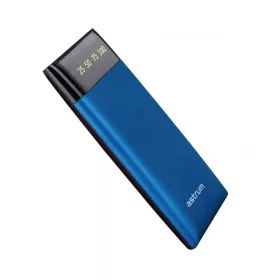   Astrum PB540 kék Power Bank 6000MAH LED kijelzővel, 2A input, 2,1A/1A output, Li-Polymer akkucellákkal új verzió 10W