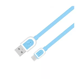   Astrum UD360 1M USB - micro USB bliszteres slim adatkábel kék
