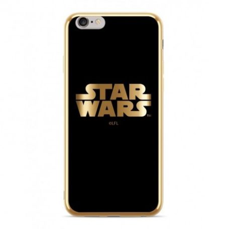 Star Wars szilikon tok -Star Wars 002 Samsung G965 Galaxy S9 Plus arany Luxury Chrome (SWPCSW361)