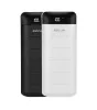 Astrum PB130 V2 gumírozott külső akkumulátor 13000mAh 2X USB, 2A input, 2A output fehér 10W