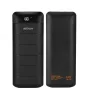 Astrum PB130 V2 gumírozott külső akkumulátor 13000mAh 2X USB, 2A input, 2A output fekete 10W