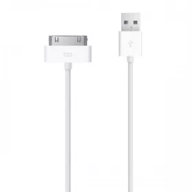   Apple iPhone 3G/3GS/4G/4S/iPad/iPod USB (Apa) - Apple 30-Pin gyári adatkábel (MA591)