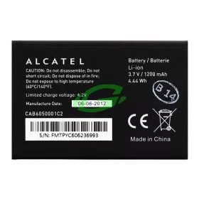  Alcatel CAB6050001C2 gyári bontott új állapotú akkumulátor Li-Ion 1200mAh